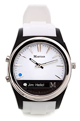 Martian Watches Notifier Smartwatch, White