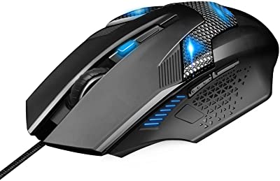 Tecknet Professional Ergonomic Optical Wired Computer Gaming Mouse