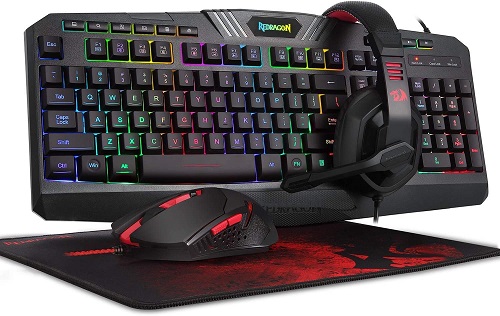 Redragon S101 Wired Keyboard And Mouse for PS4