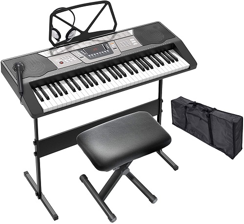 LAGRIMA 61-key Electric Keyboard Piano under $100    